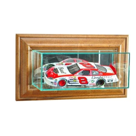 Perfect Cases Perfect Cases WMSNSCR-W Wall Mounted 1-24th Nascar Display Case; Walnut WMSNSCR-W